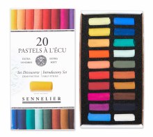 Sennelier Soft Pastels - Standard Set of 20 half-pastels
