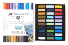 Sennelier Soft Pastels - Seaside Set of 30 half-pastels