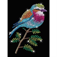 Sequin Art Blue Lilac Breasted Roller Sequin Art Blue Lilac Breasted Roller