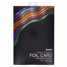 Additional picture of A4 Card 250gsm Pad 16 - Shades of Rainbow
