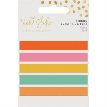 Violet Studio Ribbon Pack - Brights 5x1m