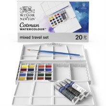 W&N Cotman Mixed Travel Set 20 Pieces W&N Cotman Mixed Travel Set 20 Pieces