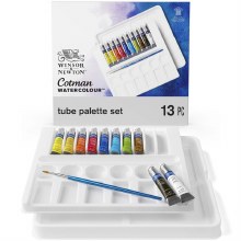 W&N Cotman Tube Palette Set 13pcs