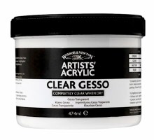Winsor & Newton Artists' Acrylic Clear Gesso 450ml Winsor & Newton Artists' Acrylic Clear Gesso 450ml