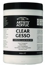 Winsor & Newton Artists' Acrylic Clear Gesso 946ml Winsor & Newton Artists' Acrylic Clear Gesso 946ml