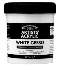 Winsor & Newton Artists' Acrylic White Gesso 225ml Winsor & Newton Artists' Acrylic White Gesso 225ml