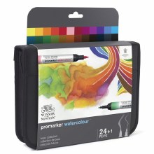 Winsor & Newton Promarker Watercolour Wallet Set of 24
