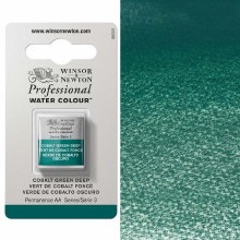 W&N Professional Watercolour Half Pan Cobalt Green Deep