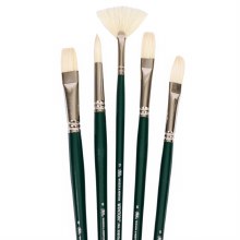 Winsor & Newton - Winton Long Handle Brush Set of 5