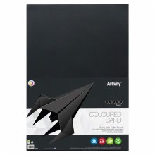 A2 Card 160gsm Black 20s