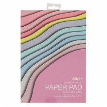 A4 Card 180gsm Pad 24 - Shades of Pastel