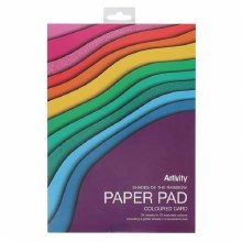Additional picture of A4 Card 180gsm Pad 24 - Shades of Rainbow
