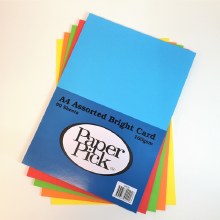 A4 Paperpick Assorted Bold Card 50s