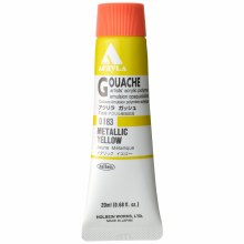 Holbein Acryla Gouache 20ml Metallic Yellow