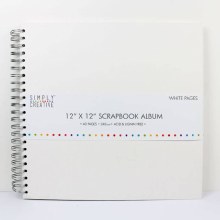 Simply Creative Album 12x12" - Plain White