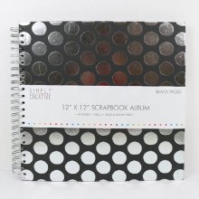 Simply Creative Album 12x12" - Black Circles