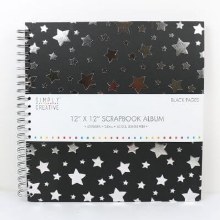 Simply Creative Album 12x12" - Black Stars
