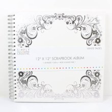 Simply Creative Album 12x12" - White + Border
