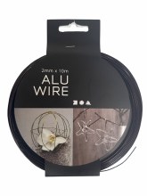 Aluminium Wire Black 16m
