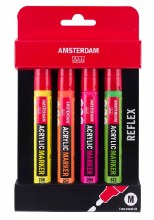 Amsterdam Acrylic Marker Reflex Set of 4