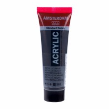 Amsterdam Acrylic 20ml Metallic Black Amsterdam Acrylic 20ml Metallic Black