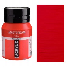 Amsterdam Acrylic 500ml Pyrrole Red