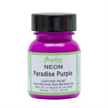 Angelus Leather Paint 29.5ml - NEON Paradise Purple Angelus Leather Paint 29.5ml - NEON Paradise Purple