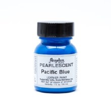 Angelus Leather Paint 29.5ml - Pearlescent Pacific Blue Angelus Leather Paint 29.5ml - Pearlescent Pacific Blue