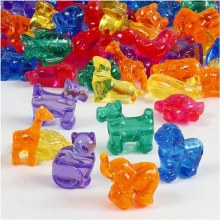 Animal Beads 25g - Ass Cols