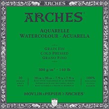 Arches Block 140lb 8x8" Cold Pressed Arches Block 140lb 8x8" Cold Pressed