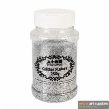 Brian Clegg 250g Glitter Shaker Silver Brian Clegg 250g Glitter Shaker Silver