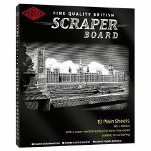Black Scraperboard 610x502mm 10 sheets