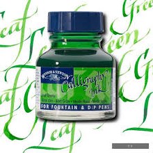 Winsor & Newton Calligraphy Ink Leaf Green 30ml
