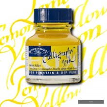 Winsor & Newton Calligraphy Ink Lemon Yellow 30ml