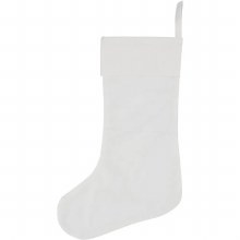 Christmas Stocking White 40cm