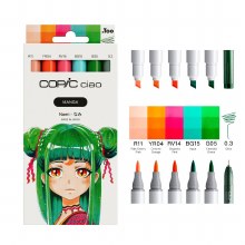 Copic Ciao Set Manga 6 Pcs - Nami