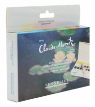 Sennelier x Claude Monet La Petit Aquarelle 12 Half Pan Set