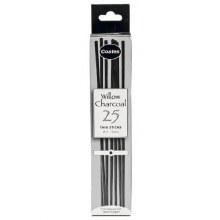 Coates box of 25 Charcoal Thin Ø 2-3mm