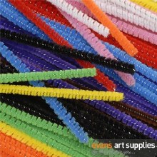 Pipe Cleaners Coloured 12"