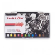 Conte Carre Crayons Set of 12 Assorted