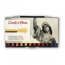 Conte Carre Crayons Set of 12 Portrait