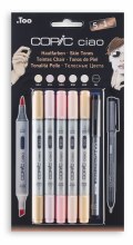Copic Ciao Portrait Colours - 5 Markers + 1 Copic Liner Copic Ciao Portrait Colours - 5 Markers + 1 Copic Liner