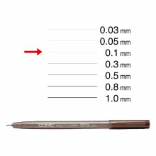Copic Multiliner Brown 0.1mm Copic Multiliner Brown 0.1mm