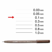 Copic Multiliner Brown 0.1mm