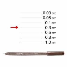 Copic Multiliner Brown 0.3mm Copic Multiliner Brown 0.3mm