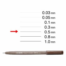 Copic Multiliner Brown 0.5mm Copic Multiliner Brown 0.5mm