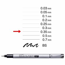 Copic Multiliner SP Black 0.35