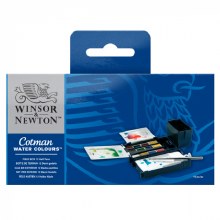 Cotman Field Box - Set of 12 Half Pans + accesories Cotman Field Box - Set of 12 Half Pans + accesories