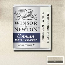 Winsor & Newton Cotman Half Pan Watercolours Iridescent White