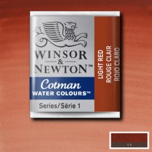 Winsor & Newton Cotman Half Pan Watercolours Light Red